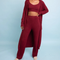 Casual Knit Boucle Lounge Ensemble